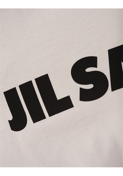 T-Shirt Bianca Con Logo JIL SANDER | J03GC0137-J45148102